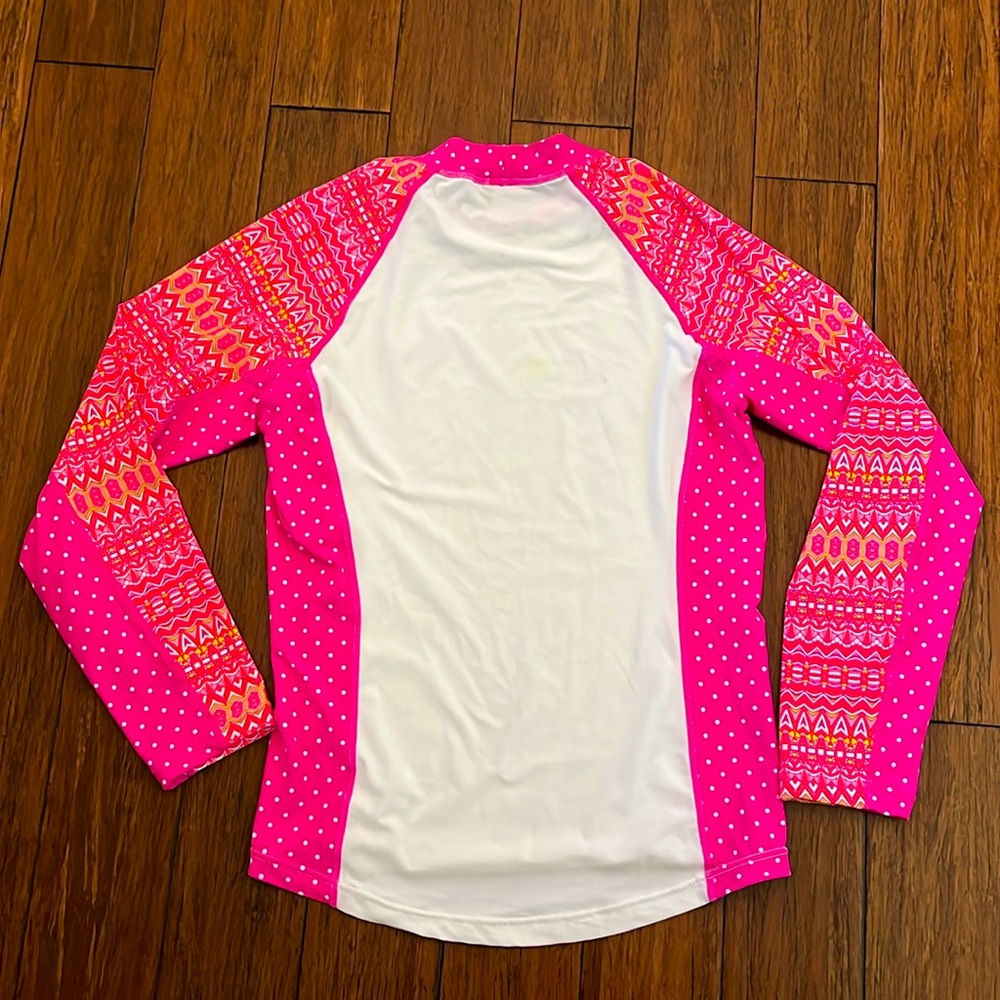 Coolibar Girl’s Large Rash Guard - Picture 3 of 3